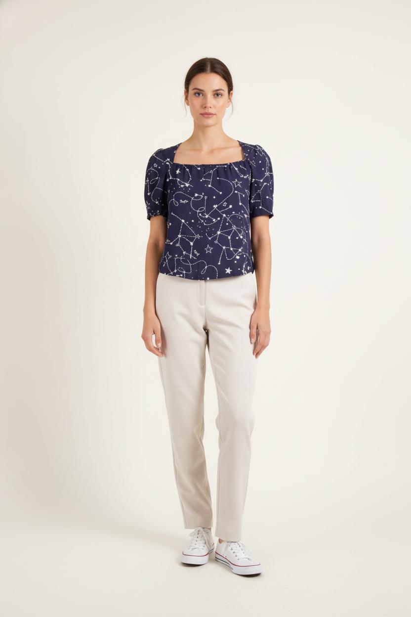 Blouse Bleue - Taille S/36 de la marque Sandro | PARAD82592 - Vendu par Paradigme - Image 1
