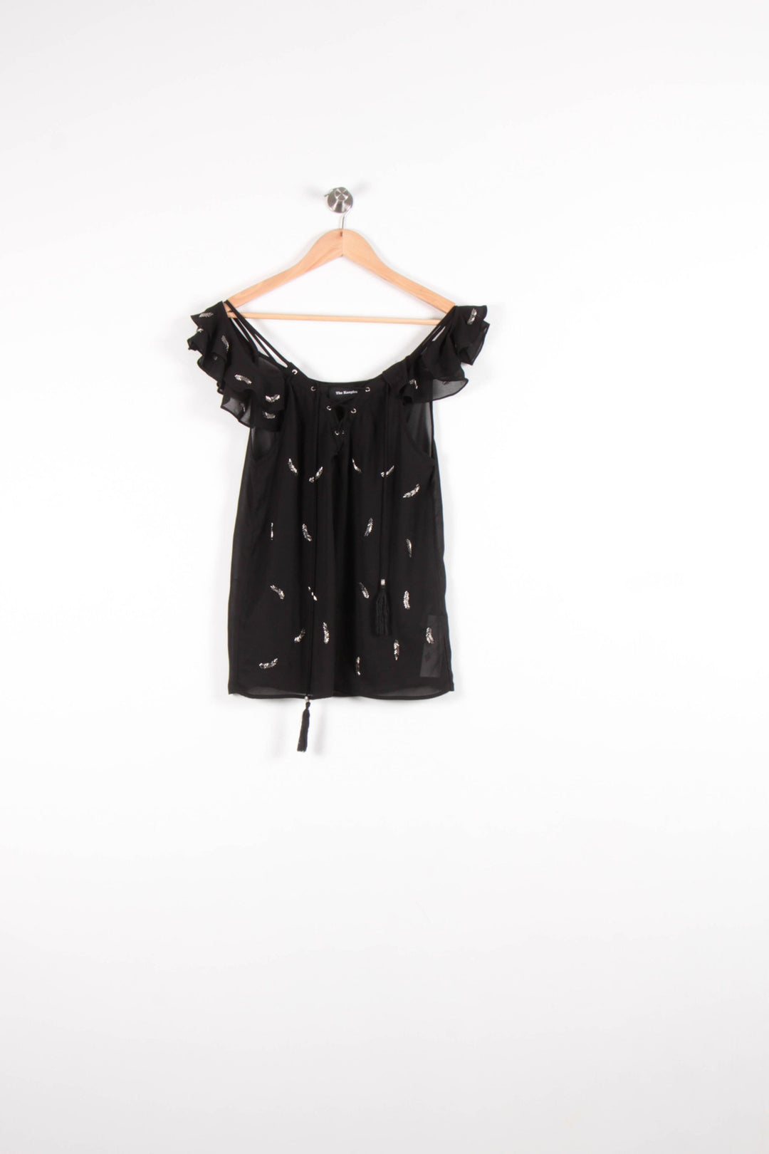 Blouse Noire - Taille S/36 de la marque The Kooples | PARAD82595 - Vendu par Paradigme - Image 2