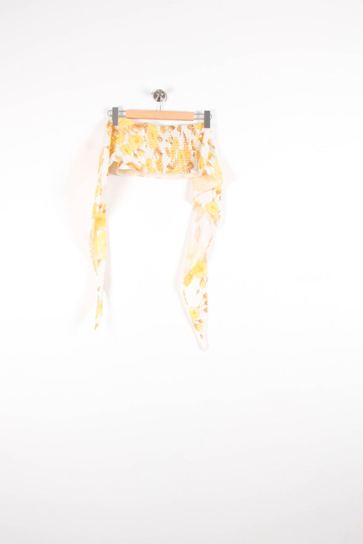 Top Jaune et Blanc - Taille S/36 de la marque ba&sh | PARAD82596 - Vendu par Paradigme - Image 4