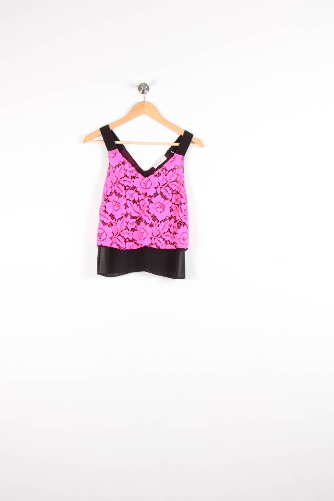 Débardeur Rose et Noir - Taille S/36 de la marque Sandro | PARAD82600 - Vendu par Paradigme - Image 2