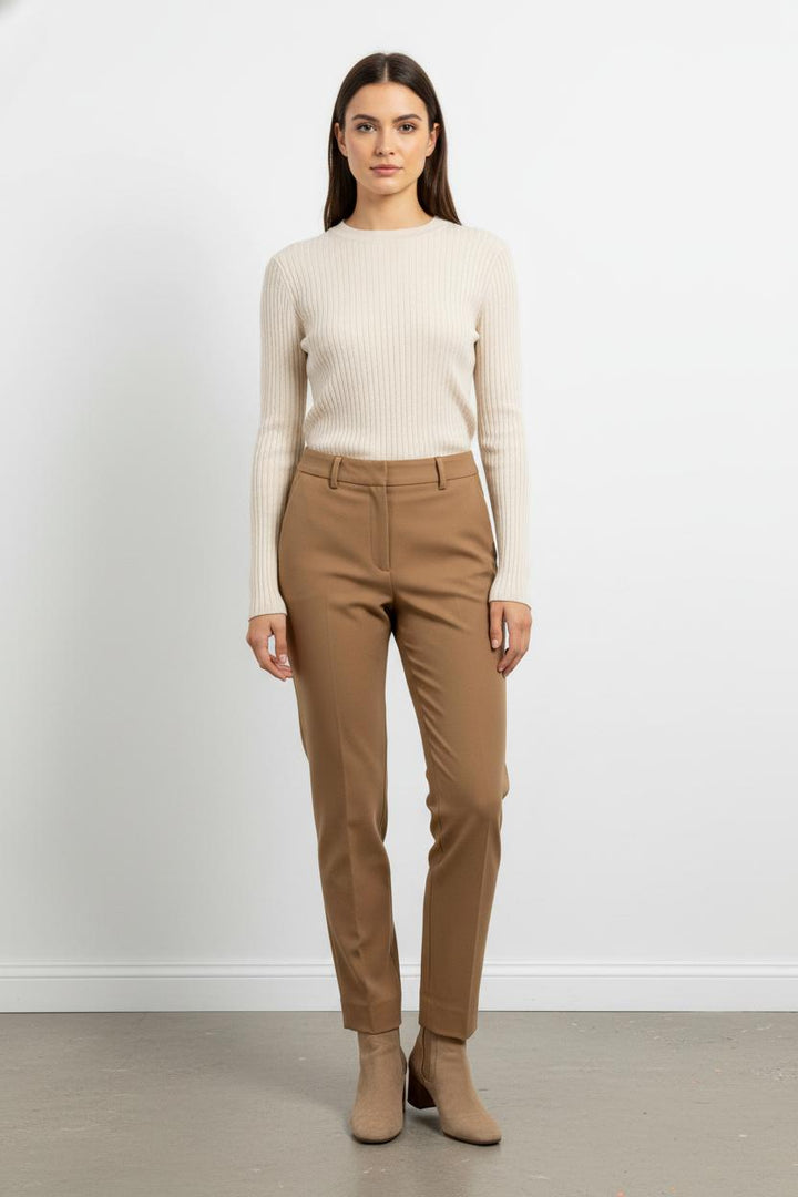 Pantalon Cigarette Marron - Taille XXS/32 de la marque The Kooples | PARAD82603 - Vendu par Paradigme - Image 1