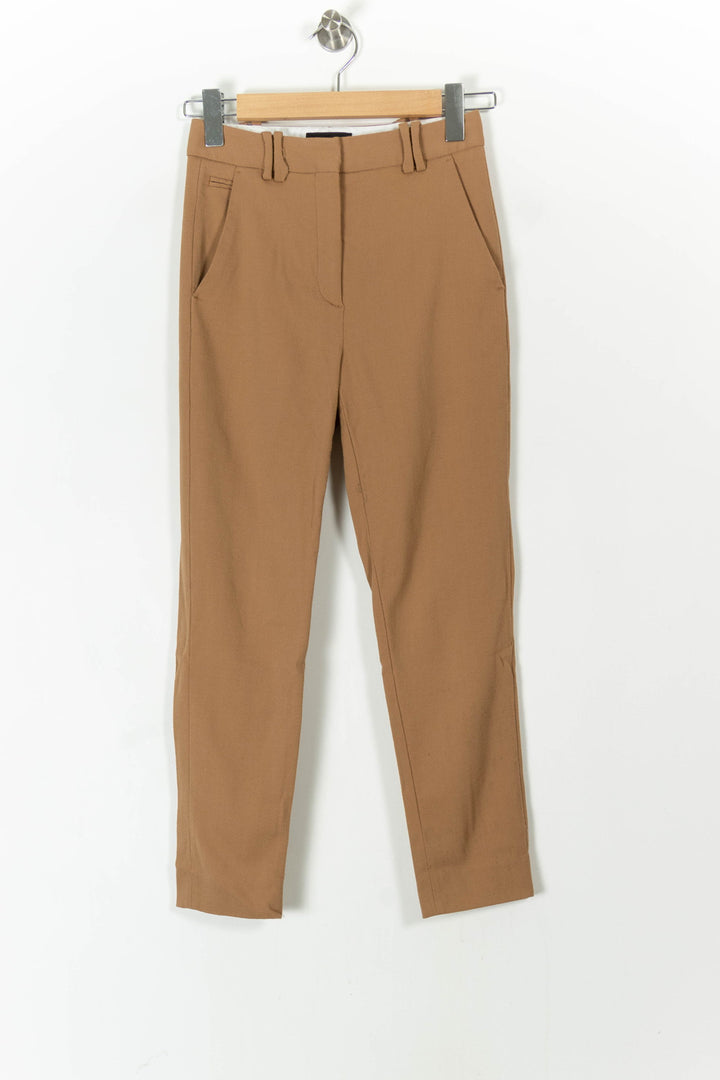 Pantalon Cigarette Marron - Taille XXS/32 de la marque The Kooples | PARAD82603 - Vendu par Paradigme - Image 2