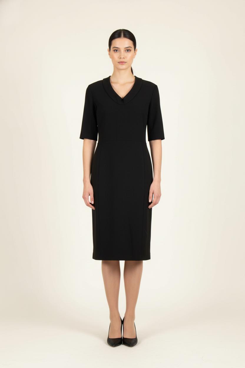 Robe Midi Noire - Taille M/38 de la marque Joseph | PARAD82619 - Vendu par Paradigme - Image 1