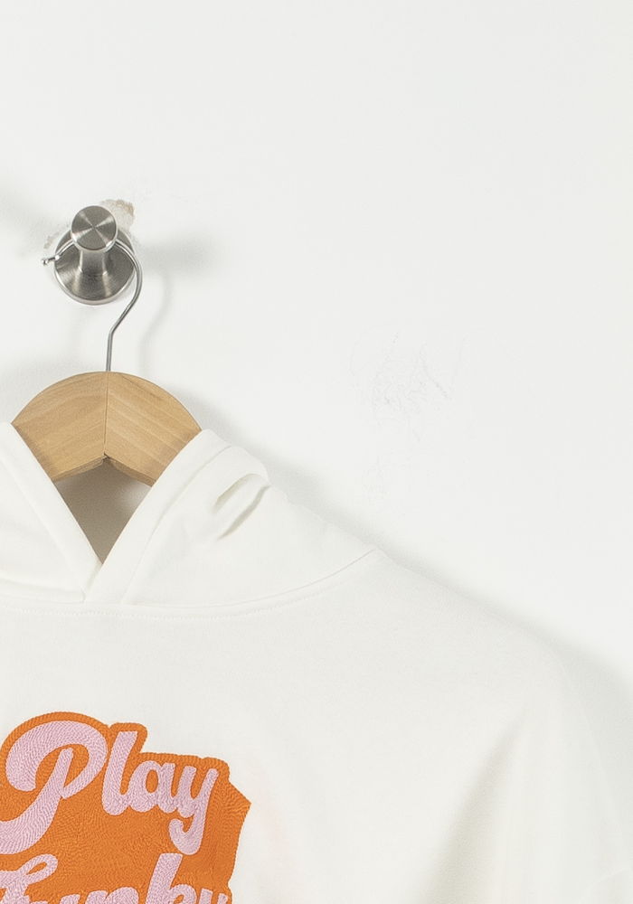 Sweat à Capuche Blanc - Taille S/36 de la marque Maje | PARAD82625 - Vendu par Paradigme - Image 3