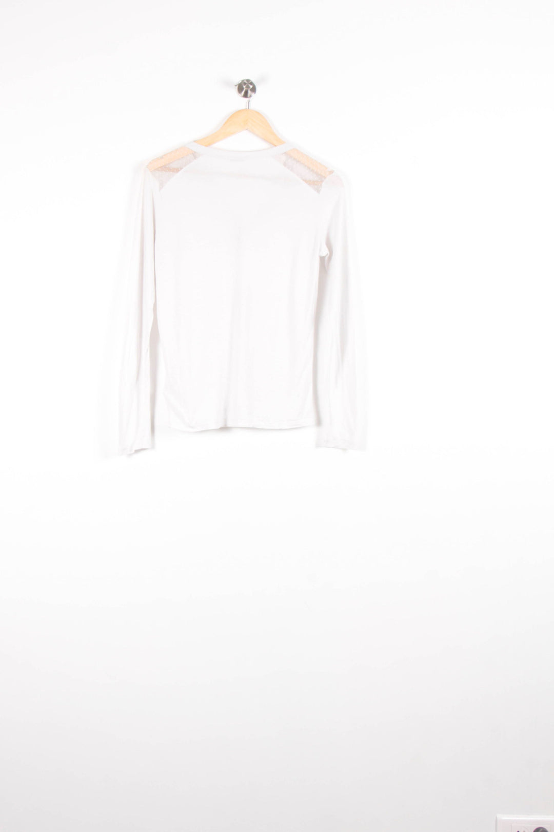 Tee-shirt Manches Longues Blanc - Taille S/36 de la marque IKKS | PARAD82629 - Vendu par Paradigme - Image 4