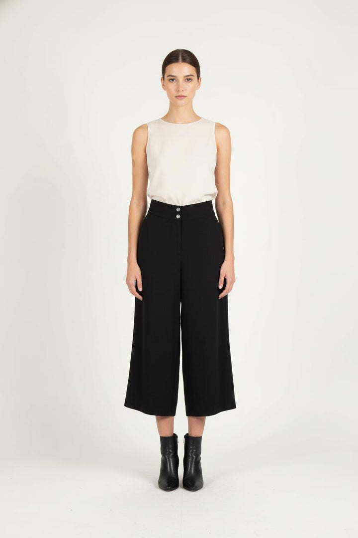 Pantalon Large Noir - Taille XS/34 de la marque IKKS | PARAD82631 - Vendu par Paradigme - Image 1