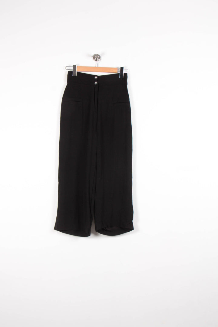 Pantalon Large Noir - Taille XS/34 de la marque IKKS | PARAD82631 - Vendu par Paradigme - Image 2