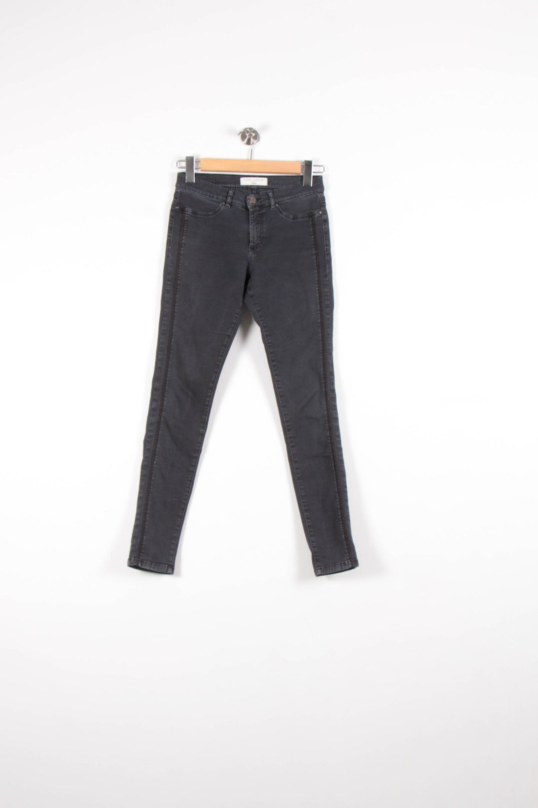 Jean Skinny Noir - Taille S/36 de la marque IKKS | PARAD82633 - Vendu par Paradigme - Image 2
