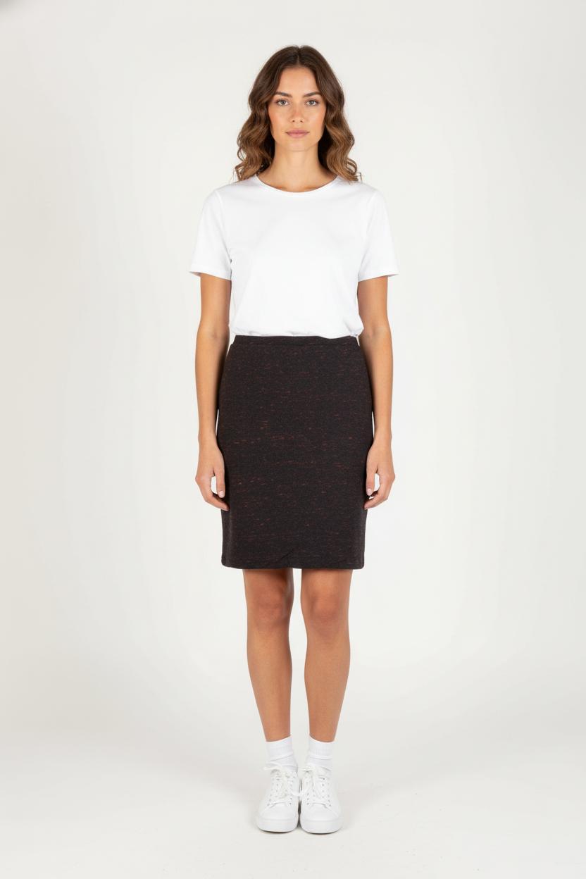Jupe Droite Grise - Taille S/36 de la marque IKKS | PARAD82636 - Vendu par Paradigme - Image 1