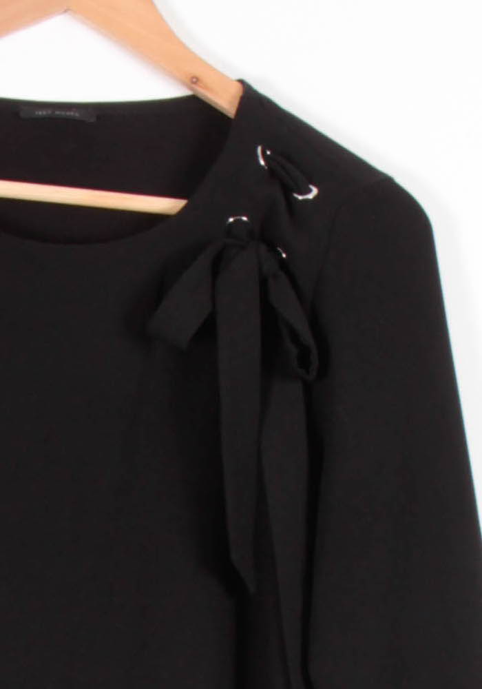 Blouse Noire - Taille S/36 de la marque IKKS | PARAD82641 - Vendu par Paradigme - Image 3