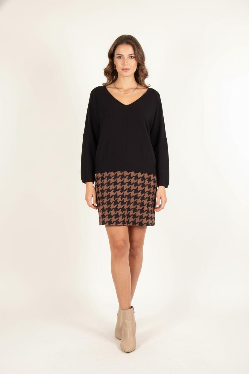 Robe Noire et Marron - Taille M/38 de la marque Essentiel Antwerp | PARAD82646 - Vendu par Paradigme - Image 1