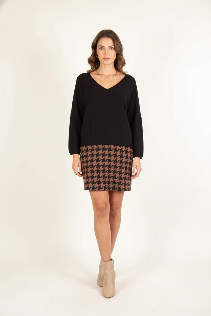 Robe Noire et Marron - Taille M/38 de la marque Essentiel Antwerp | PARAD82646 - Vendu par Paradigme - Image 1