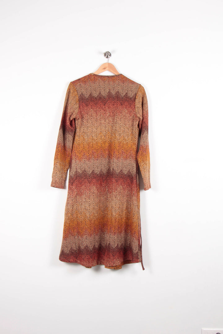 Robe Longue Multicolore - Taille M/38 de la marque La Fée Maraboutée | PARAD82647 - Vendu par Paradigme - Image 4