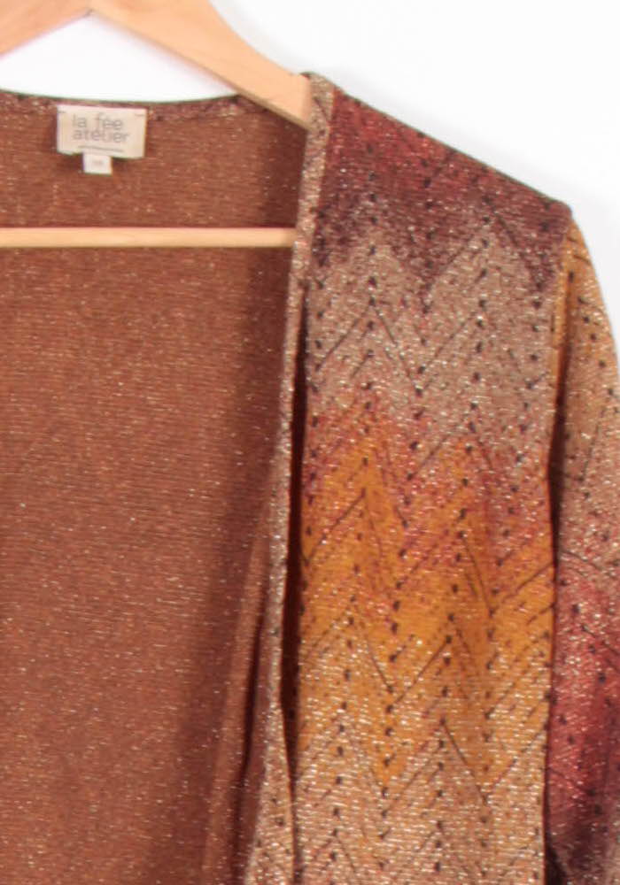 Robe Longue Multicolore - Taille M/38 de la marque La Fée Maraboutée | PARAD82647 - Vendu par Paradigme - Image 3