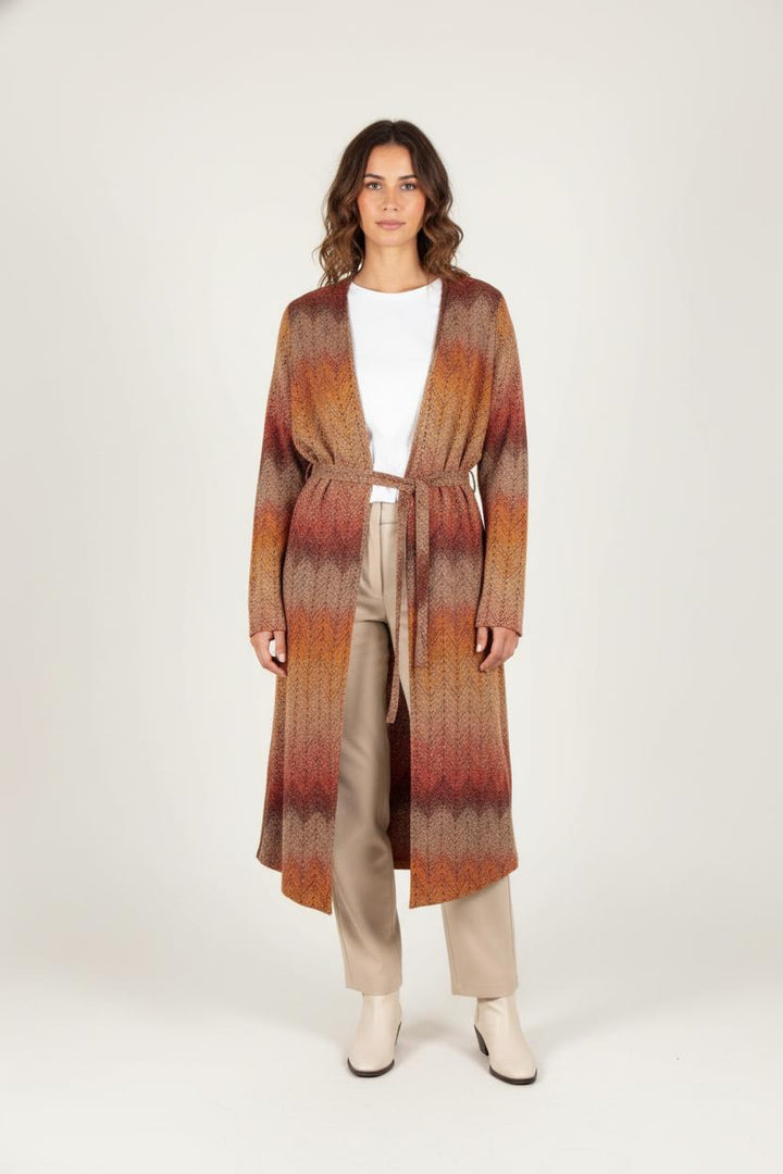 Robe Longue Multicolore - Taille M/38 de la marque La Fée Maraboutée | PARAD82647 - Vendu par Paradigme - Image 1