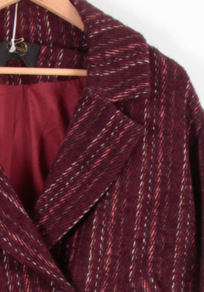 Veste Bordeaux rayée - Taille S/36 de la marque Des petits hauts | PARAD82651 - Vendu par Paradigme - Image 3