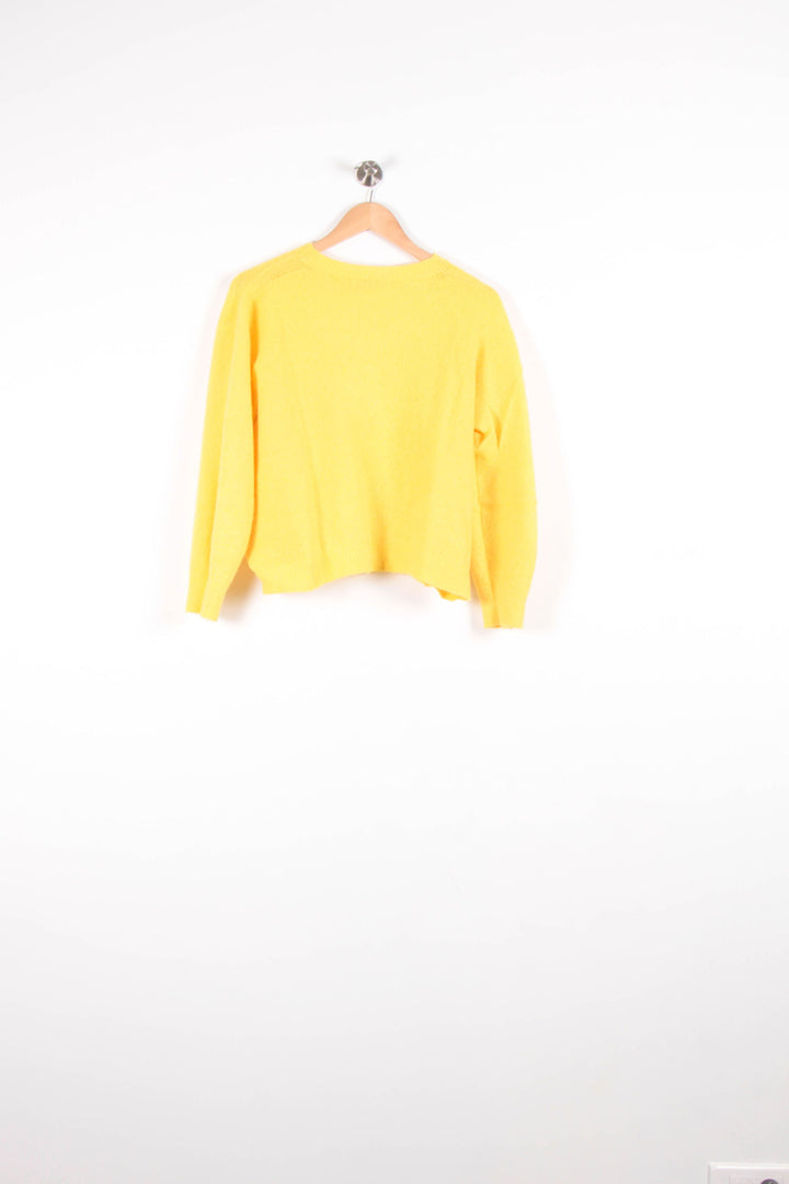Pull Jaune - Taille L/40 de la marque La Fée Maraboutée | PARAD82656 - Vendu par Paradigme - Image 4