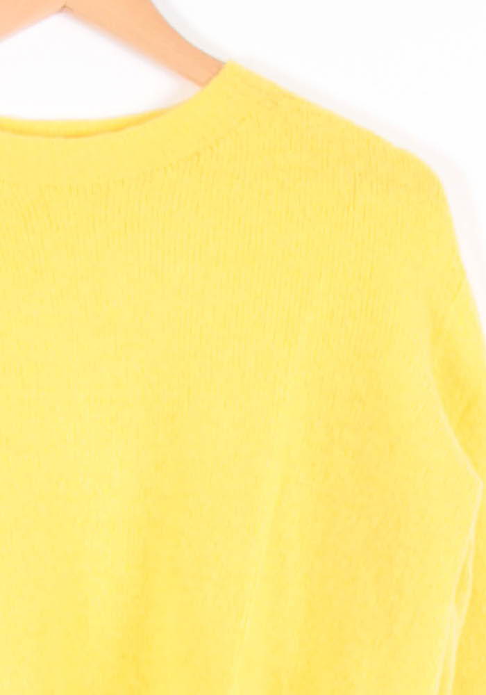 Pull Jaune - Taille L/40 de la marque La Fée Maraboutée | PARAD82656 - Vendu par Paradigme - Image 3
