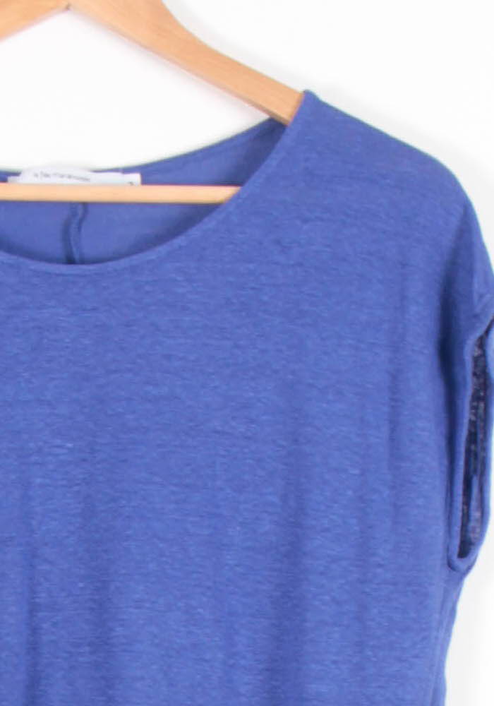 Tee-shirt Bleu - Taille M/38 de la marque La Fée Maraboutée | PARAD82659 - Vendu par Paradigme - Image 3