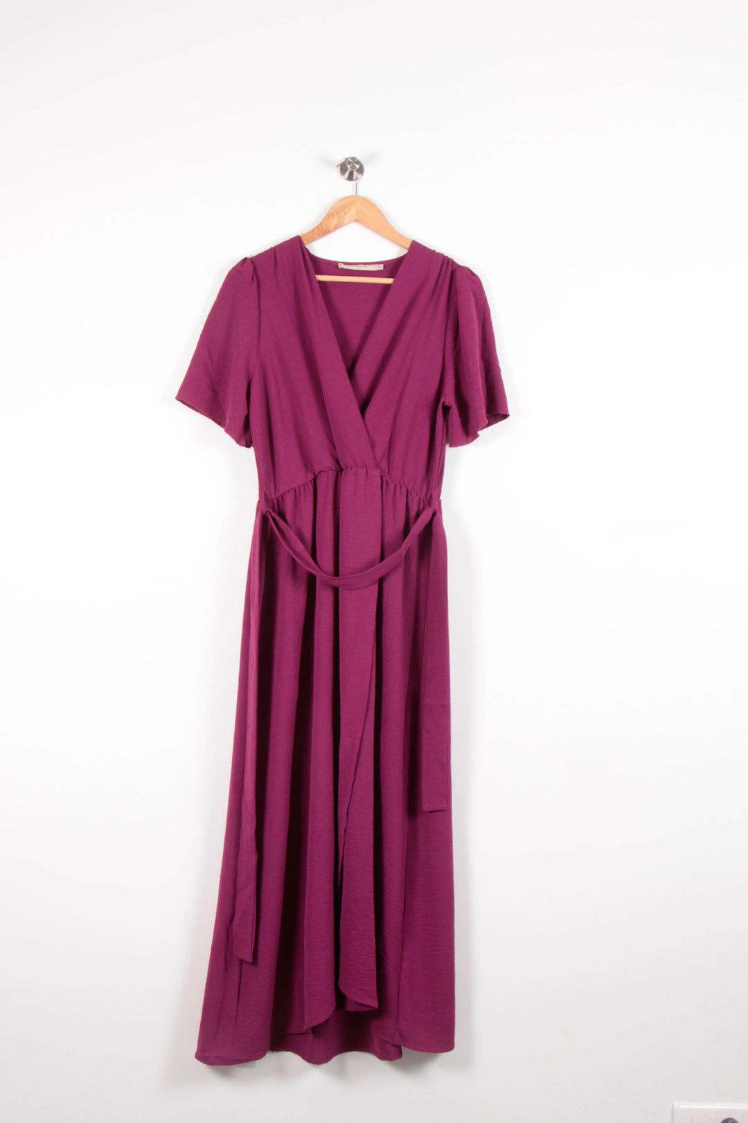 Robe Longue Violette - Taille L/40 de la marque La Fée Maraboutée | PARAD82661 - Vendu par Paradigme - Image 2