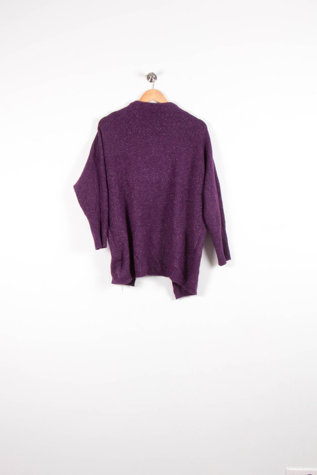 Cardigan Violet - Taille M/38 de la marque La Fée Maraboutée | PARAD82663 - Vendu par Paradigme - Image 4