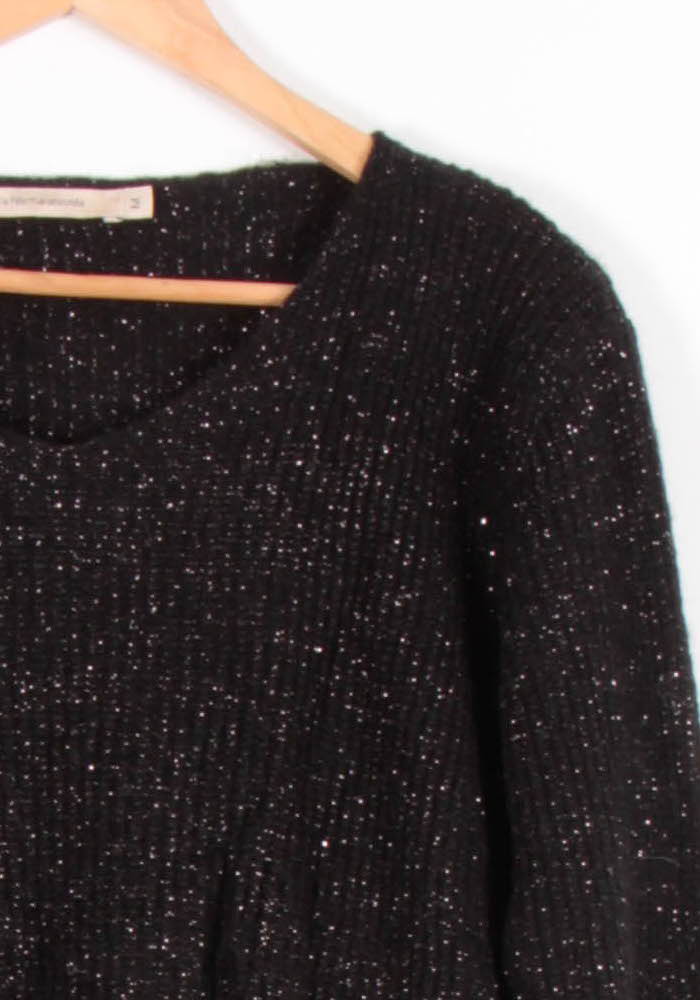 Pull Noir - Taille M/38 de la marque La Fée Maraboutée | PARAD82665 - Vendu par Paradigme - Image 3