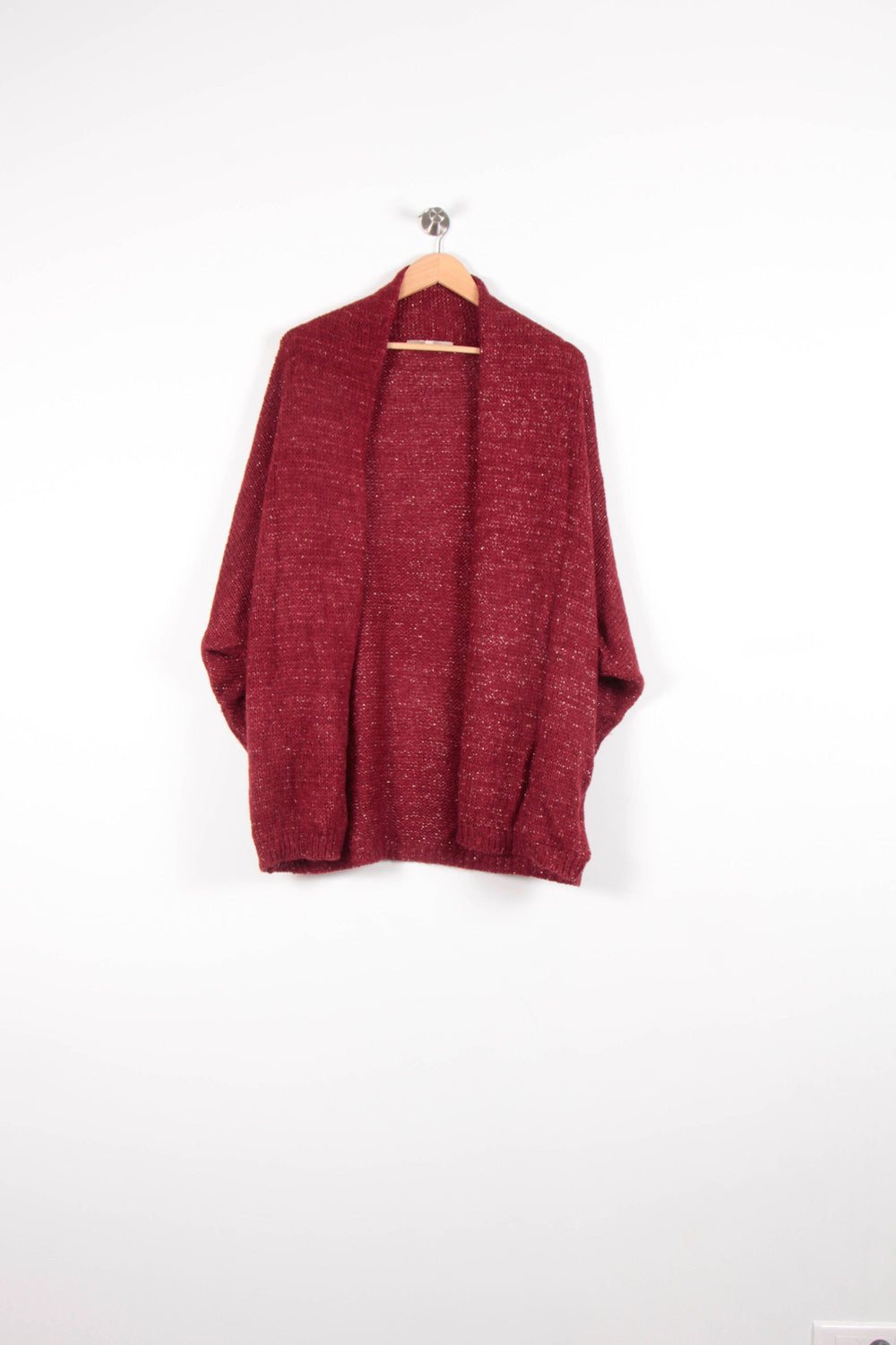 Cardigan Bordeaux - Taille M/38 de la marque La Fée Maraboutée | PARAD82668 - Vendu par Paradigme - Image 2