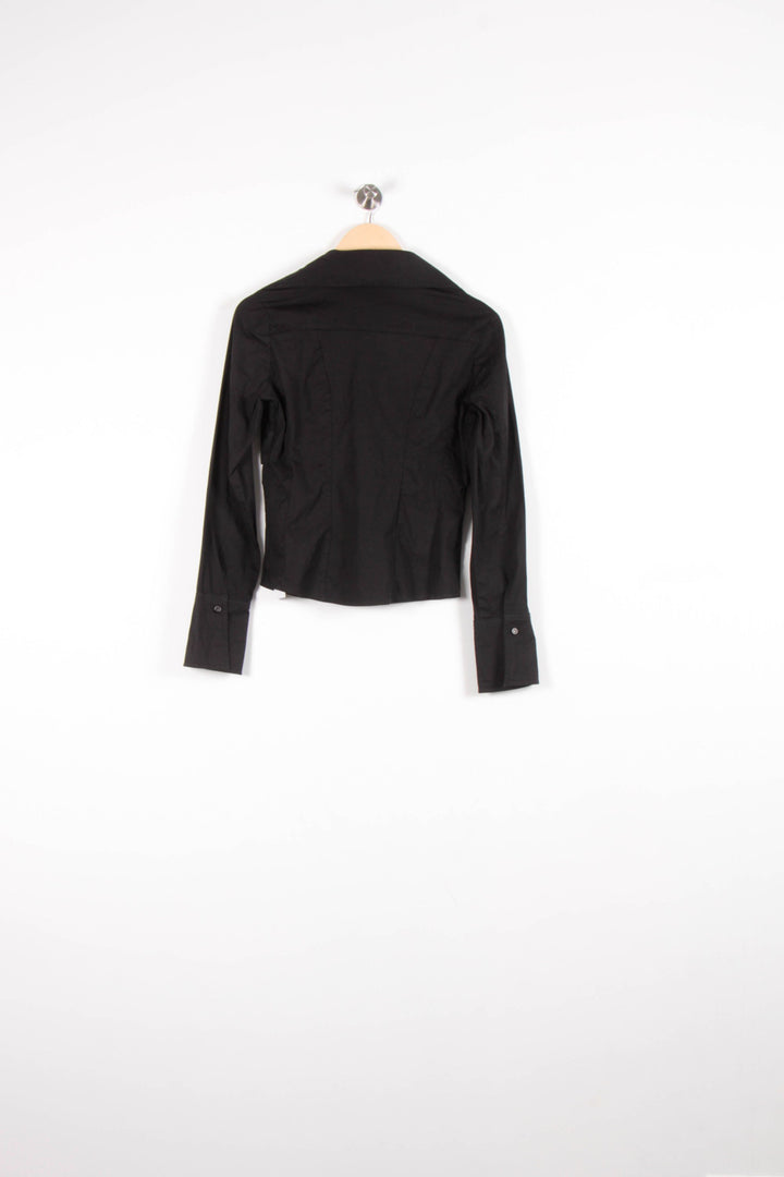 Chemise Noire - Taille M/38 de la marque Derhy | PARAD82671 - Vendu par Paradigme - Image 4