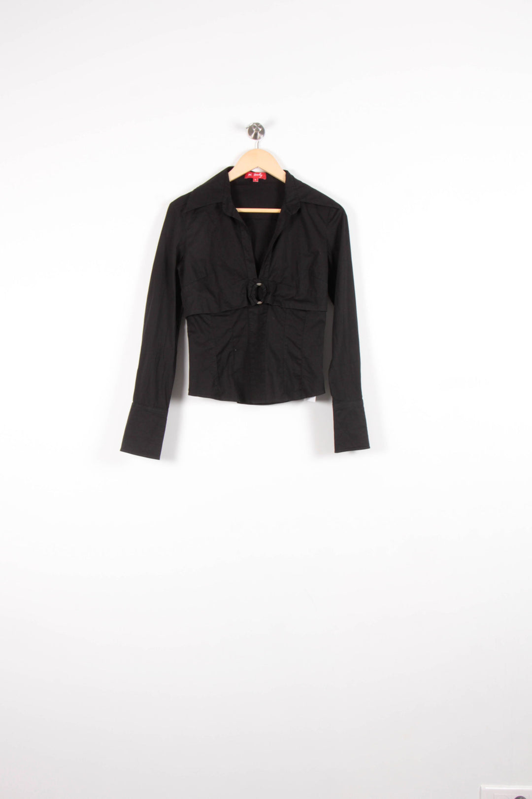 Chemise Noire - Taille M/38 de la marque Derhy | PARAD82671 - Vendu par Paradigme - Image 2