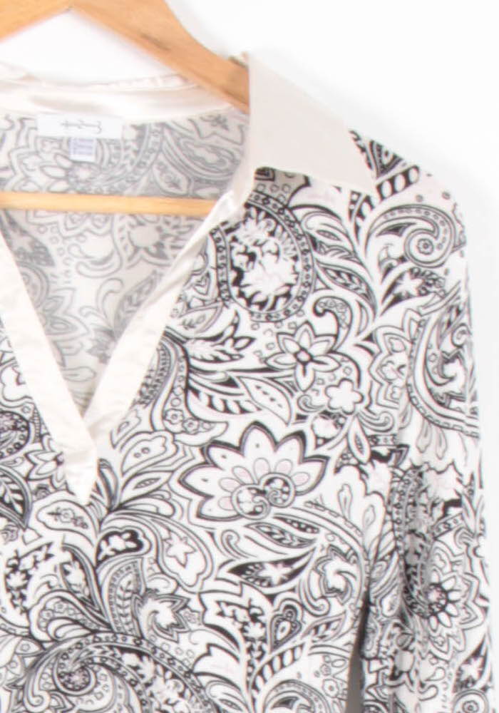 Chemise Blanche et Noire - Taille L/40 de la marque Maison 123 | PARAD82672 - Vendu par Paradigme - Image 3