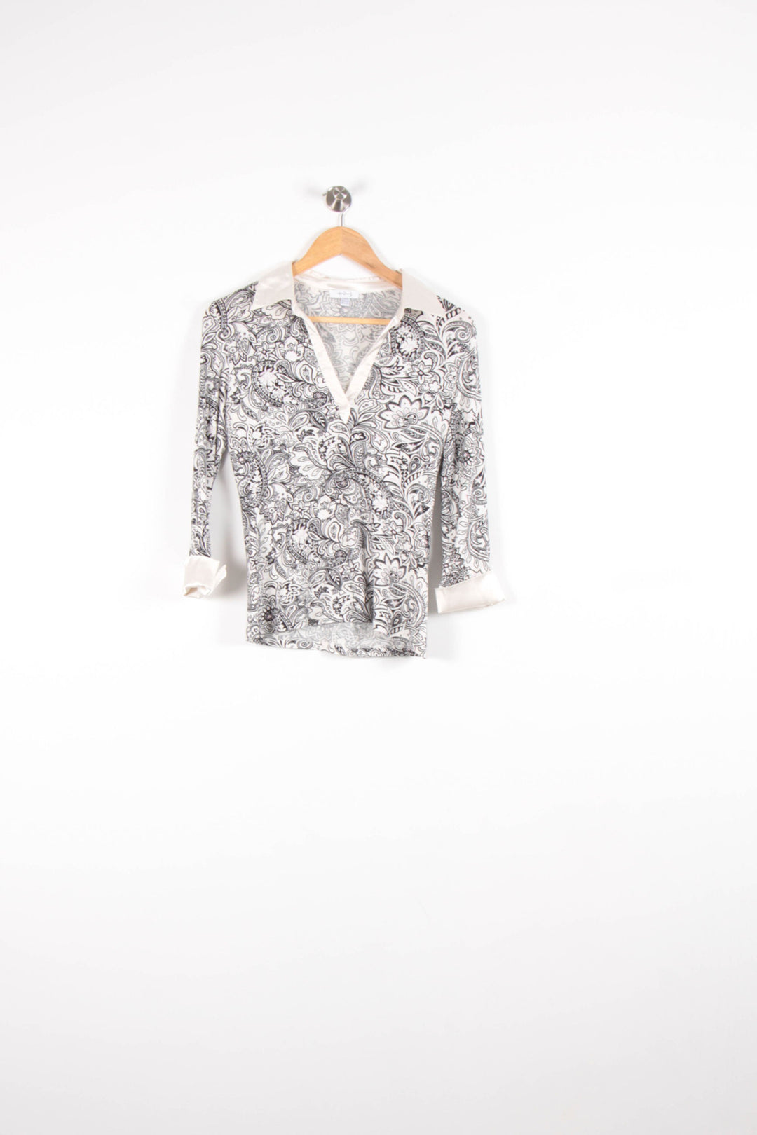 Chemise Blanche et Noire - Taille L/40 de la marque Maison 123 | PARAD82672 - Vendu par Paradigme - Image 2