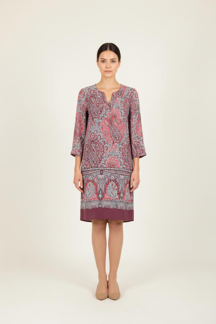 Robe Droite Multicolore - Taille S/36 de la marque Maison 123 | PARAD82675 - Vendu par Paradigme - Image 1