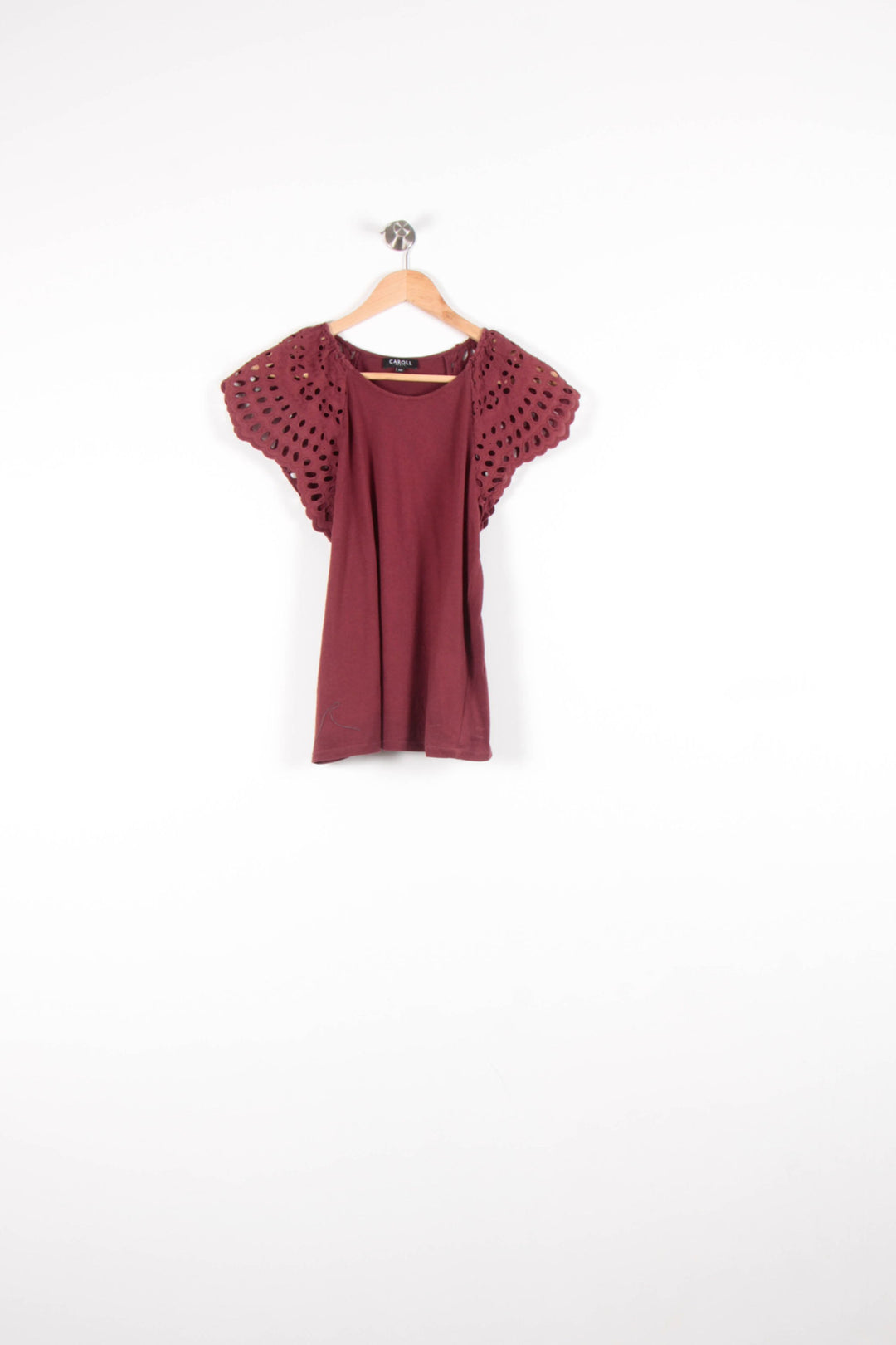 Tee-shirt Bordeaux - Taille XS/34 de la marque Caroll | PARAD82677 - Vendu par Paradigme - Image 2