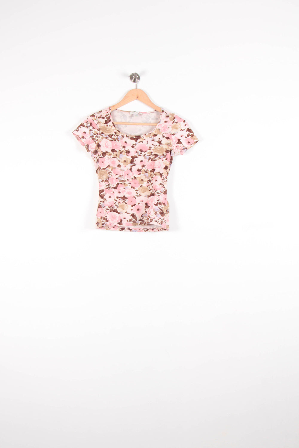 T-shirt Rose et Beige - Taille XS/34 de la marque Maison 123 | PARAD82678 - Vendu par Paradigme - Image 2