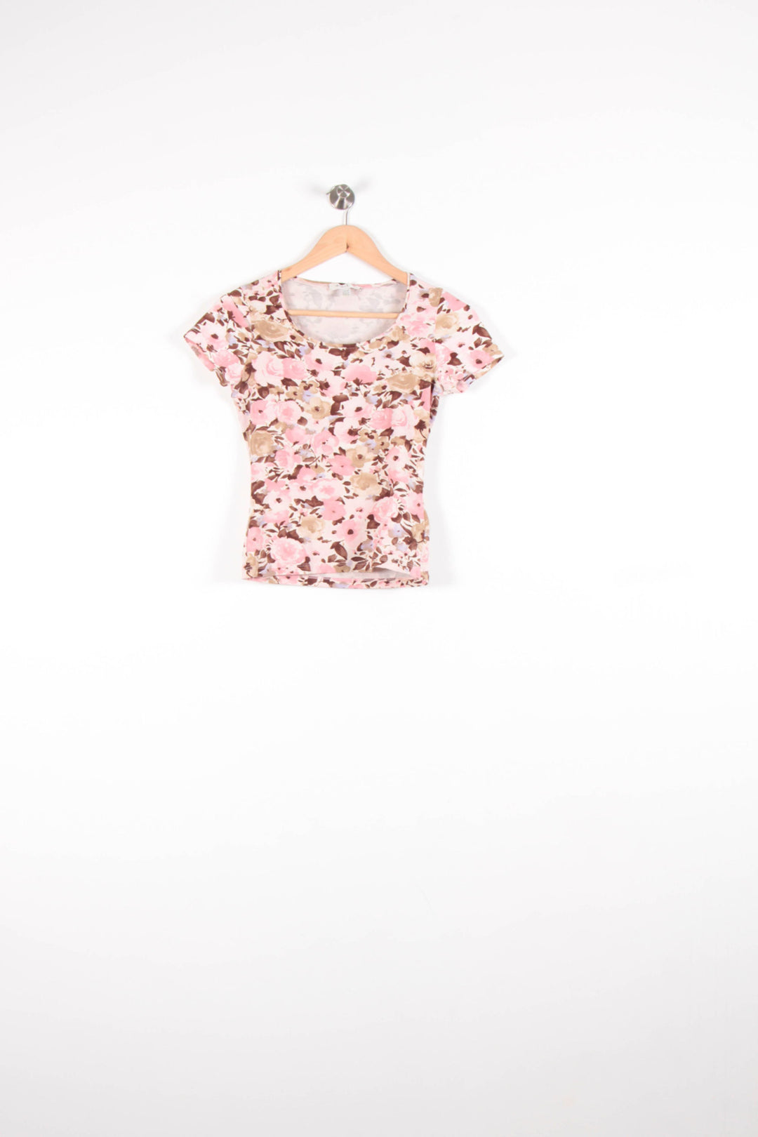 T-shirt Rose et Beige - Taille XS/34 de la marque Maison 123 | PARAD82678 - Vendu par Paradigme - Image 2