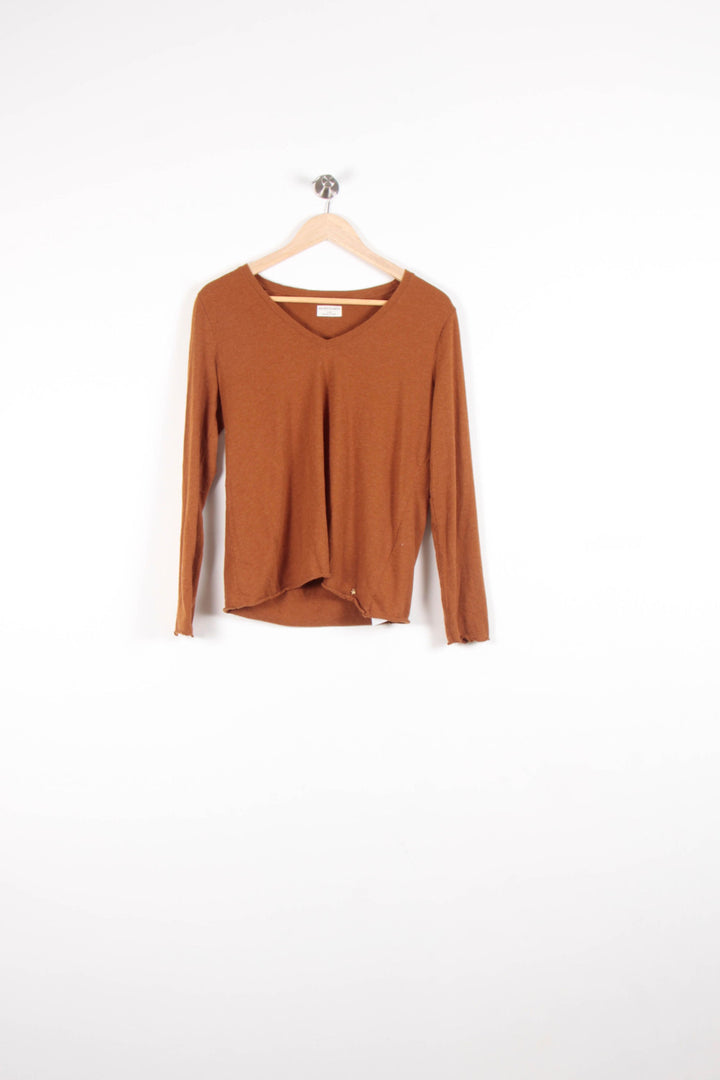 Tee-shirt Marron - Taille S/36 de la marque Des petits hauts | PARAD82683 - Vendu par Paradigme - Image 2