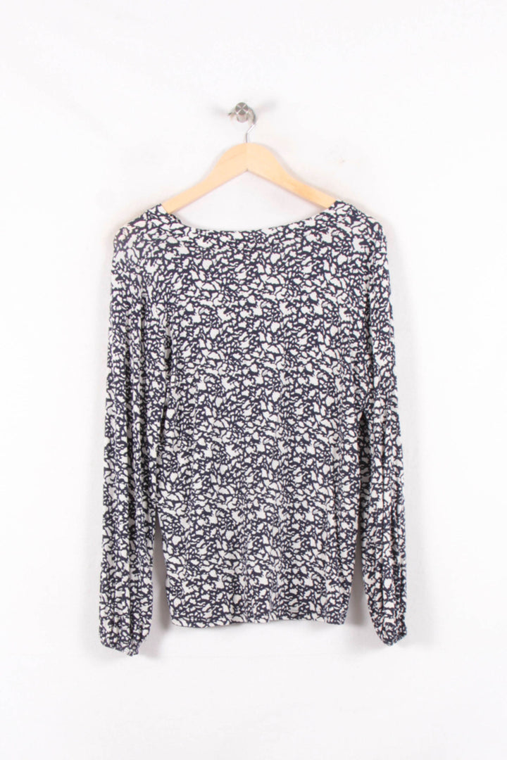 Blouse Bleu et Blanche - Taille M/38 de la marque Caroll | PARAD82689 - Vendu par Paradigme - Image 4