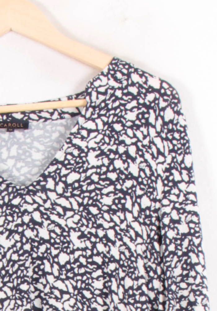 Blouse Bleu et Blanche - Taille M/38 de la marque Caroll | PARAD82689 - Vendu par Paradigme - Image 3