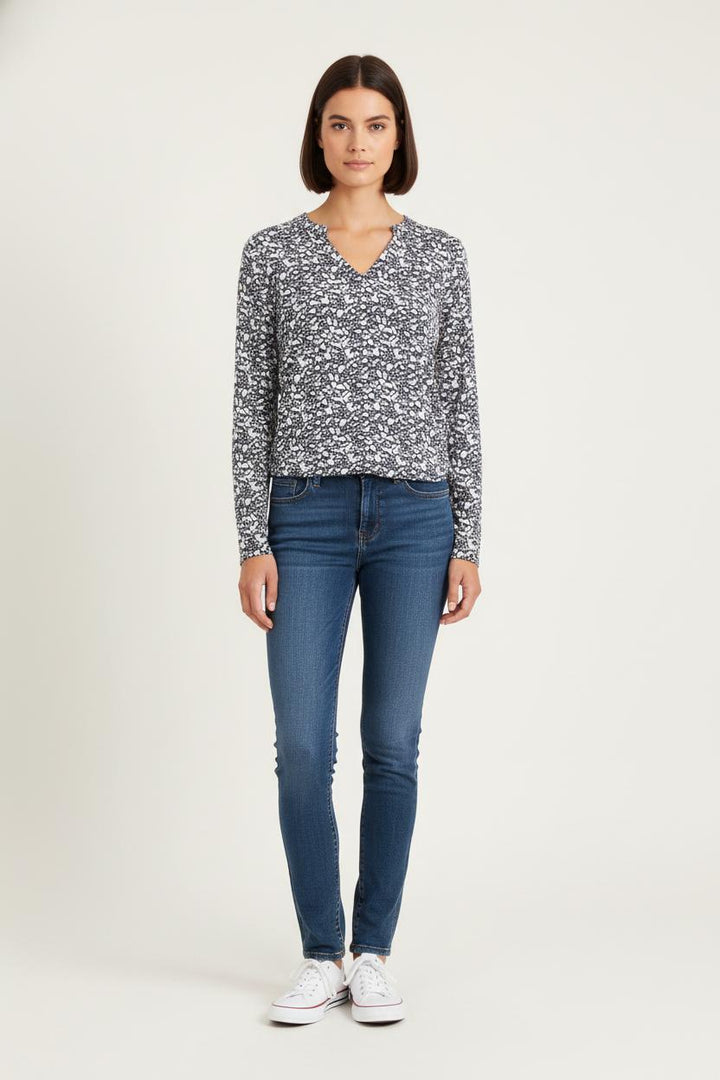 Blouse Bleu et Blanche - Taille M/38 de la marque Caroll | PARAD82689 - Vendu par Paradigme - Image 1