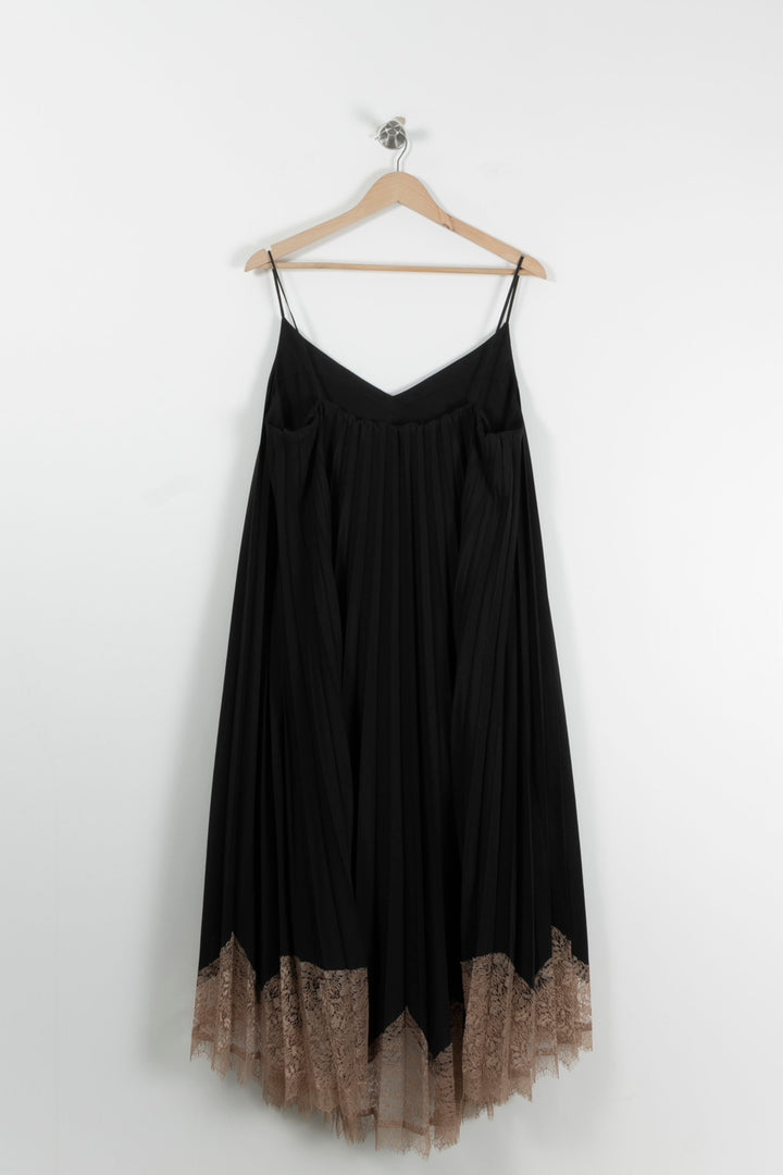 Robe Midi Noire et Beige - Taille XXXL/46 de la marque Marina Rinaldi | PARAD82690 - Vendu par Paradigme - Image 4