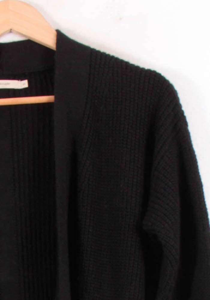 Cardigan Noir - Taille S/36 de la marque La Fée Maraboutée | PARAD82695 - Vendu par Paradigme - Image 3
