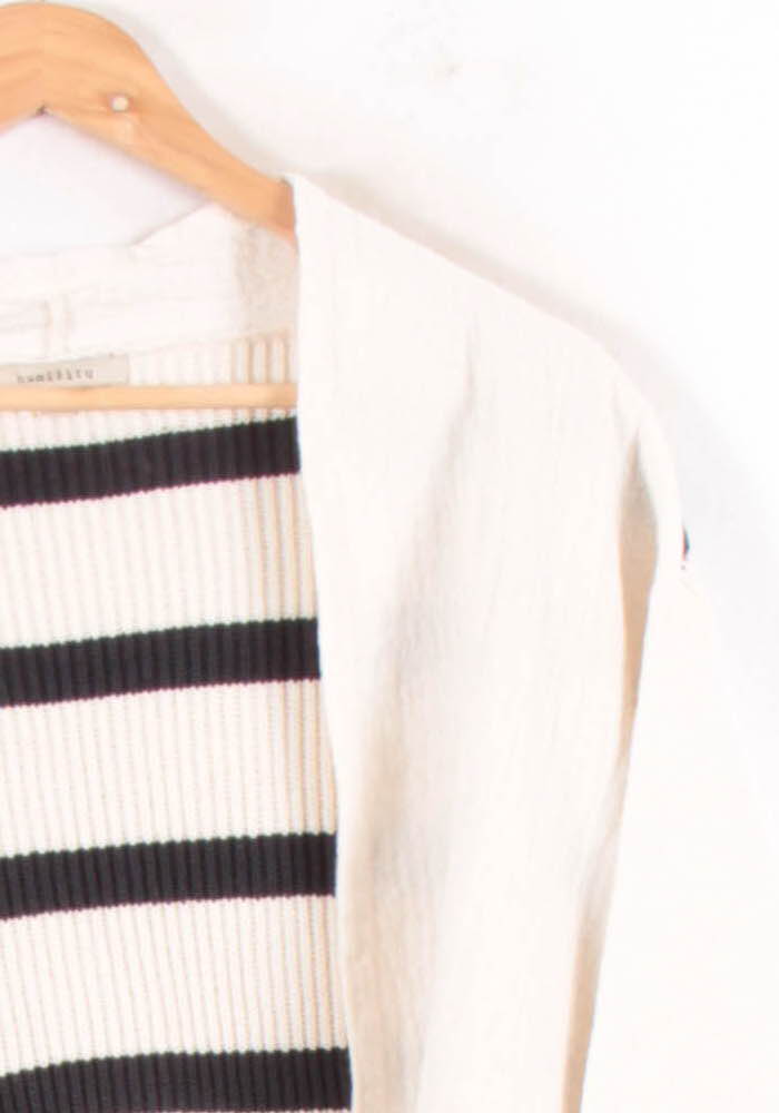 Cardigan Blanc et Noir - Taille S/36 de la marque Humility | PARAD82696 - Vendu par Paradigme - Image 3