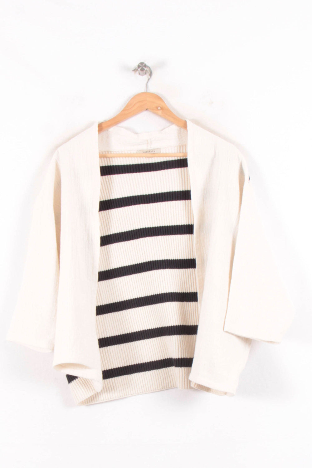 Cardigan Blanc et Noir - Taille S/36 de la marque Humility | PARAD82696 - Vendu par Paradigme - Image 2