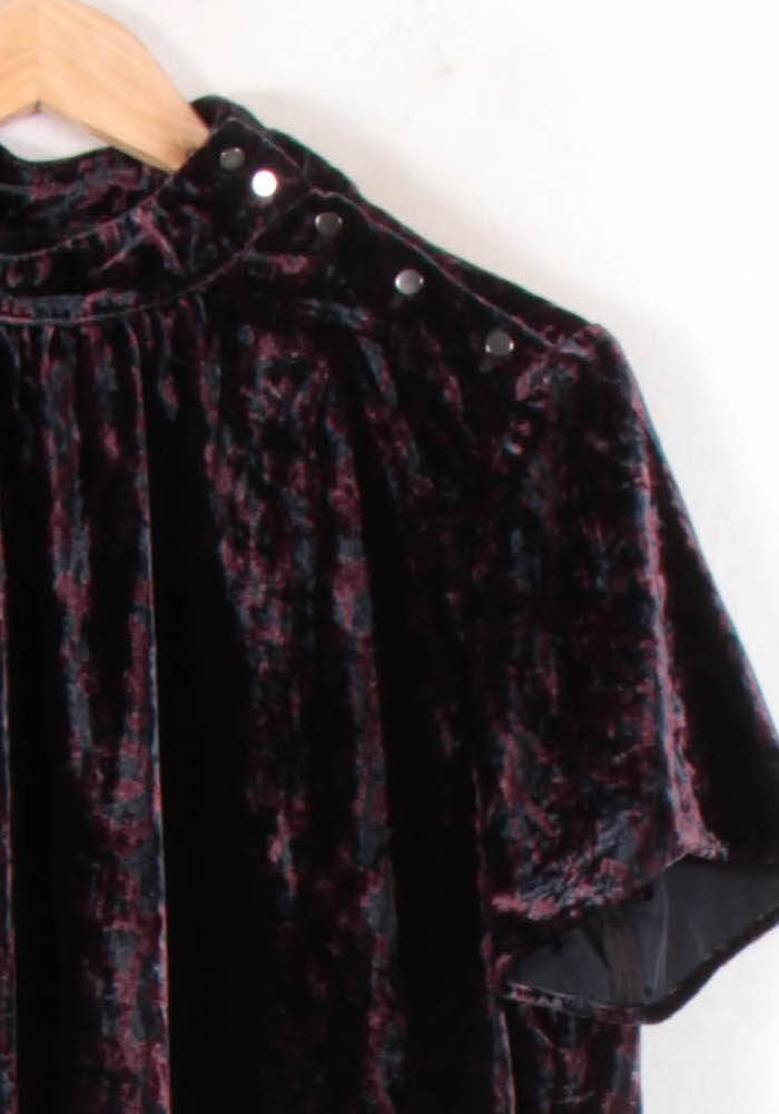 Blouse Bordeaux - Taille L/40 de la marque IKKS | PARAD82697 - Vendu par Paradigme - Image 3