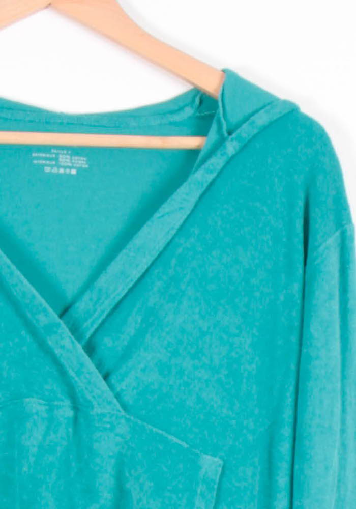 Cardigan Bleu - Taille S/36 de la marque Majestic Filatures | PARAD82705 - Vendu par Paradigme - Image 3