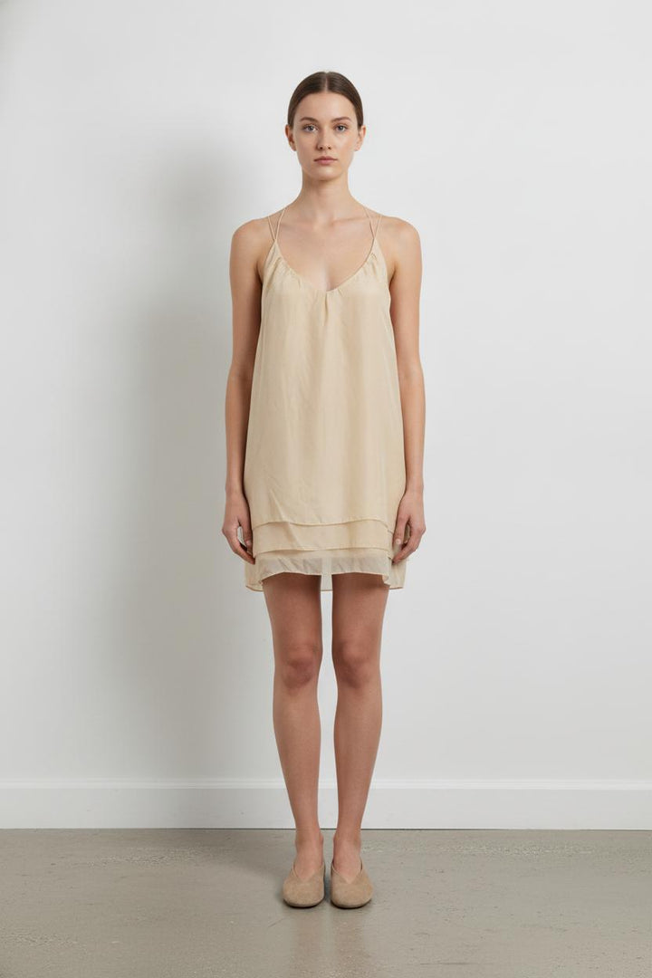 Robe Trapèze Beige - Taille S/36 de la marque Maje | PARAD82712 - Vendu par Paradigme - Image 1