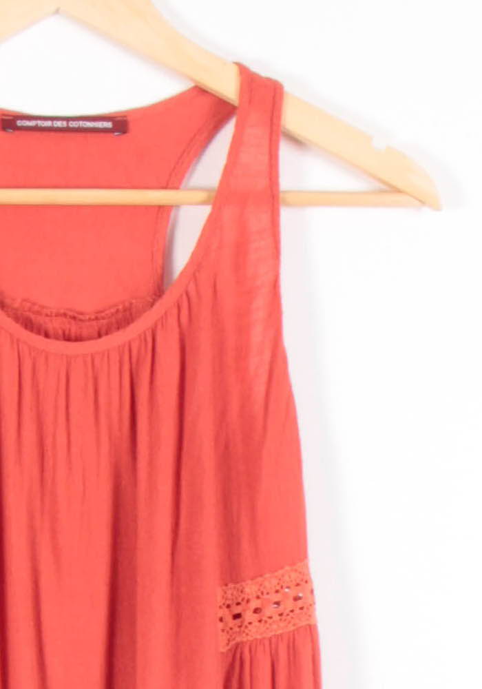 Robe Débardeur Orange - Taille XS/34 de la marque Comptoir des Cotonniers | PARAD82714 - Vendu par Paradigme - Image 3