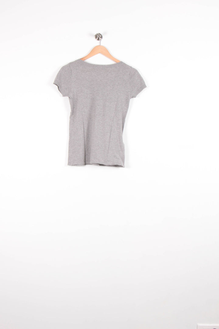 T-shirt Gris et Blanc - Taille XS/34 de la marque Comptoir des Cotonniers | PARAD82717 - Vendu par Paradigme - Image 4