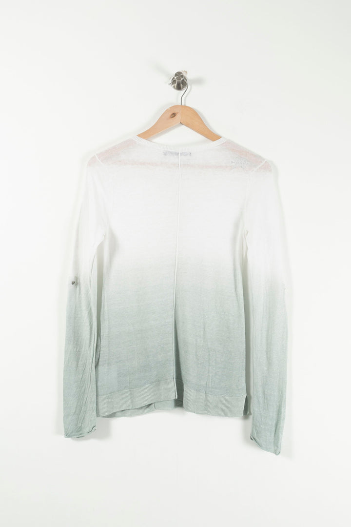 Pull Blanc et Vert - Taille S/36 de la marque Bérénice | PARAD82720 - Vendu par Paradigme - Image 4