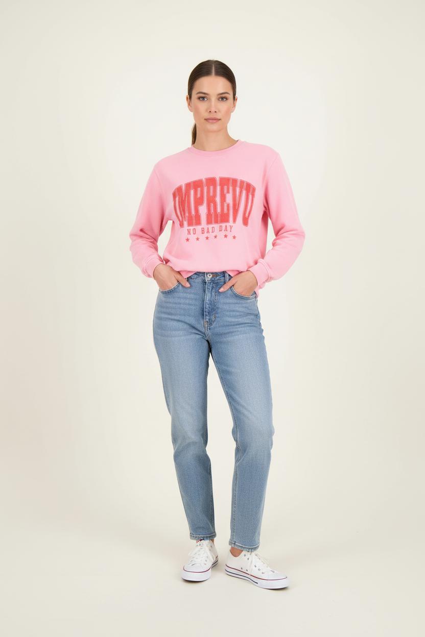 Sweatshirt Rose - Taille XS/34 de la marque Imprevu | PARAD82749 - Vendu par Paradigme - Image 1